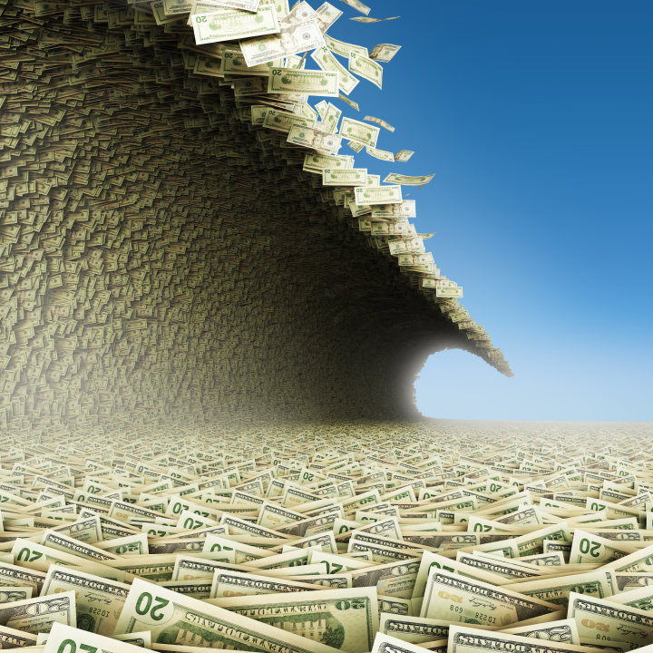 Money tsunami